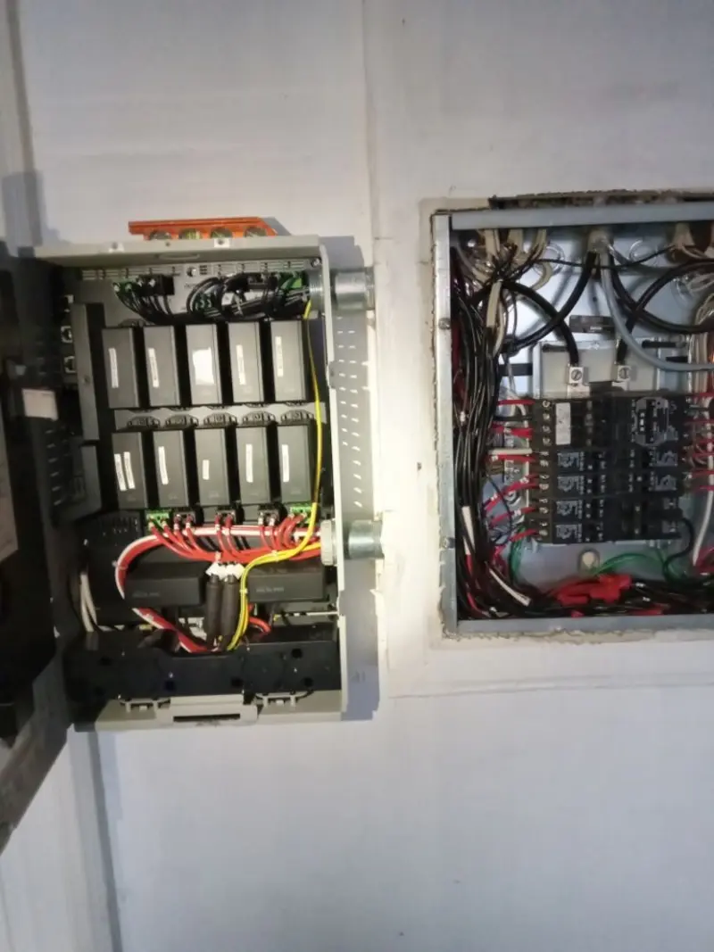 Electrical panel upgrade completed for Indoor Lighting Installation in Waunakee